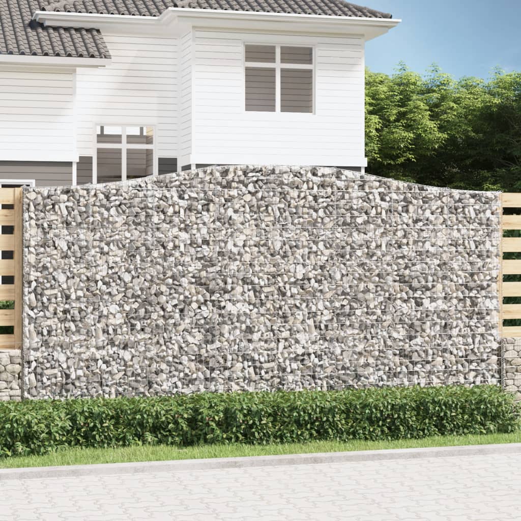 Schanskorven 10 st gewelfd 400x30x200/220 cm ijzer