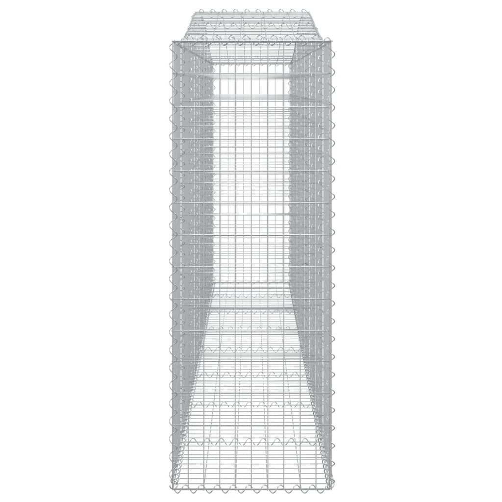 Schanskorven 6 st gewelfd 400x50x140/160 cm ijzer