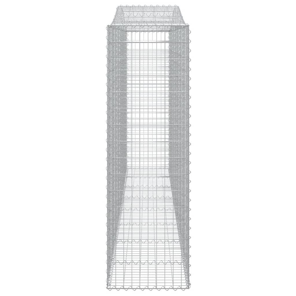 Schanskorven 10 st gewelfd 400x50x160/180 cm ijzer