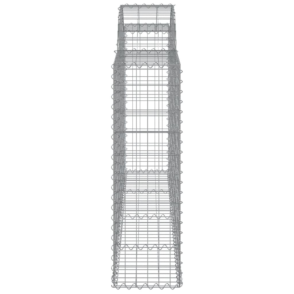 Schanskorven 2 st gewelfd 200x30x100/120 cm ijzer