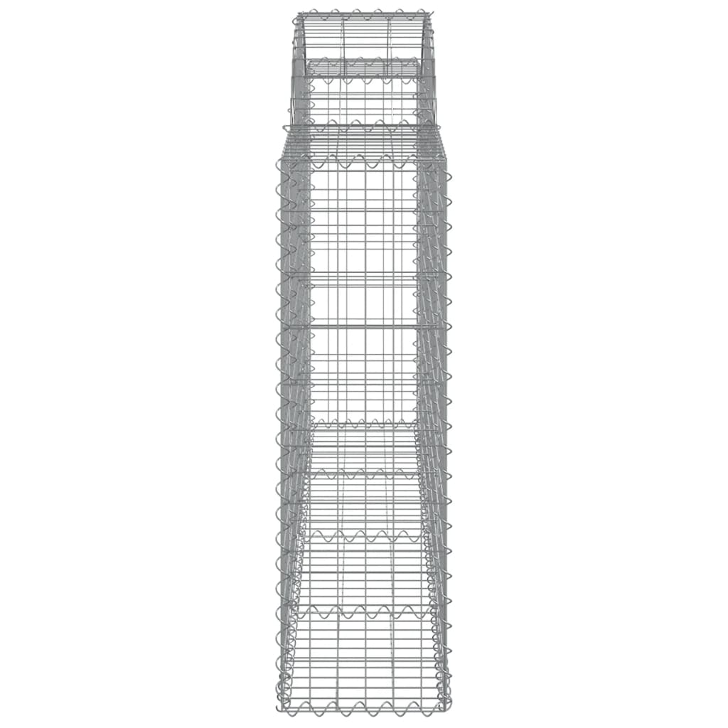 Schanskorven 3 st gewelfd 200x30x100/120 cm ijzer