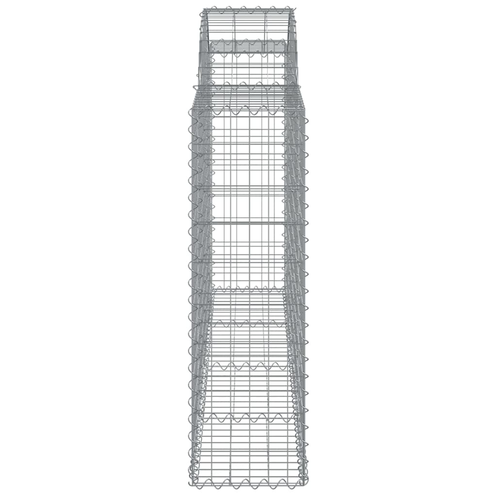 Schanskorven 6 st gewelfd 200x30x100/120 cm ijzer