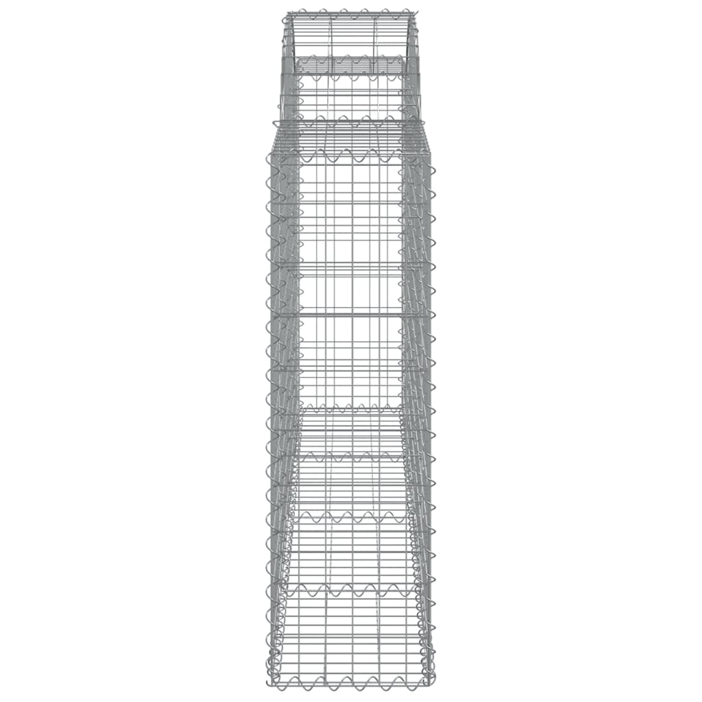 Schanskorven 15 st gewelfd 200x30x100/120 cm ijzer