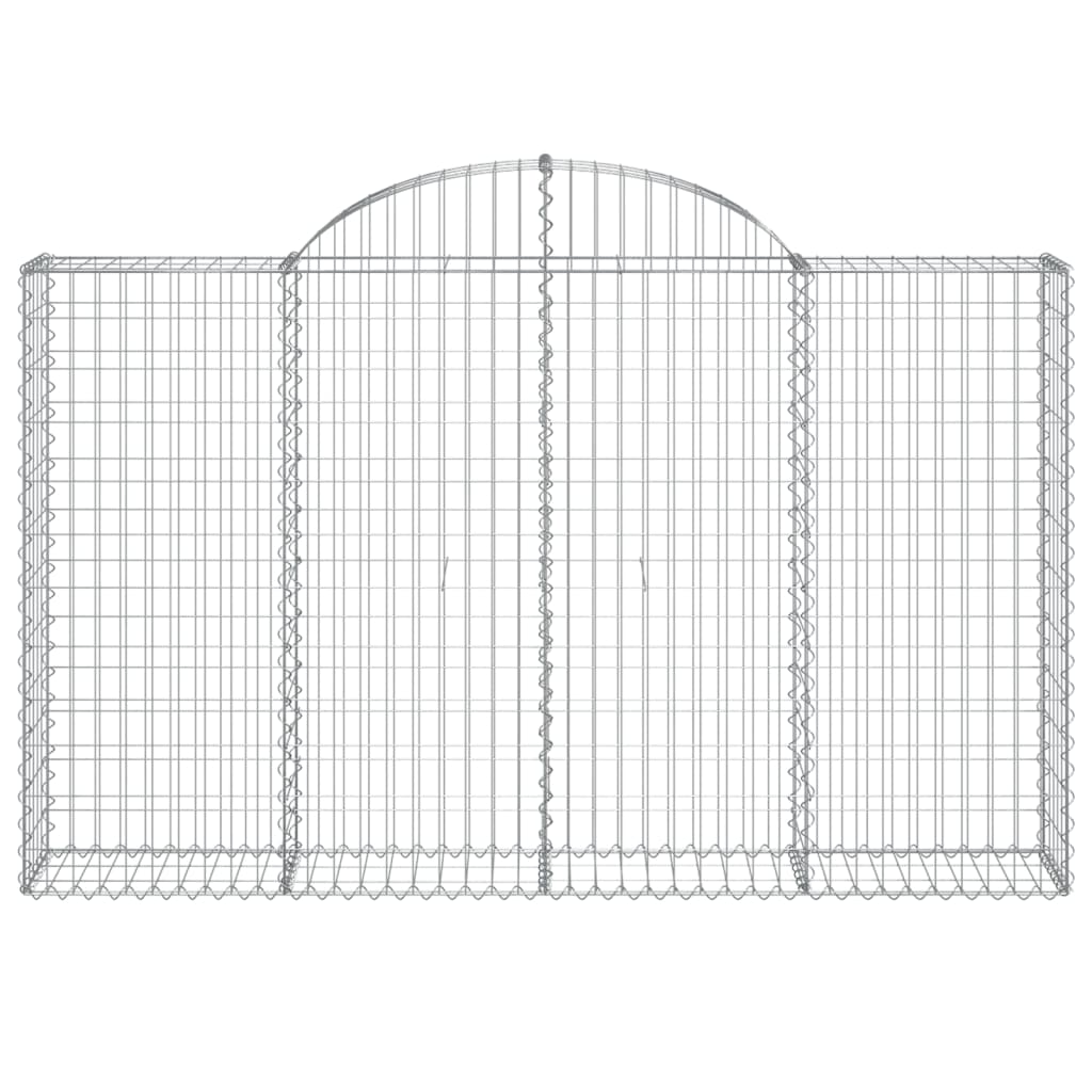 Schanskorven 13 st gewelfd 200x30x120/140 cm ijzer