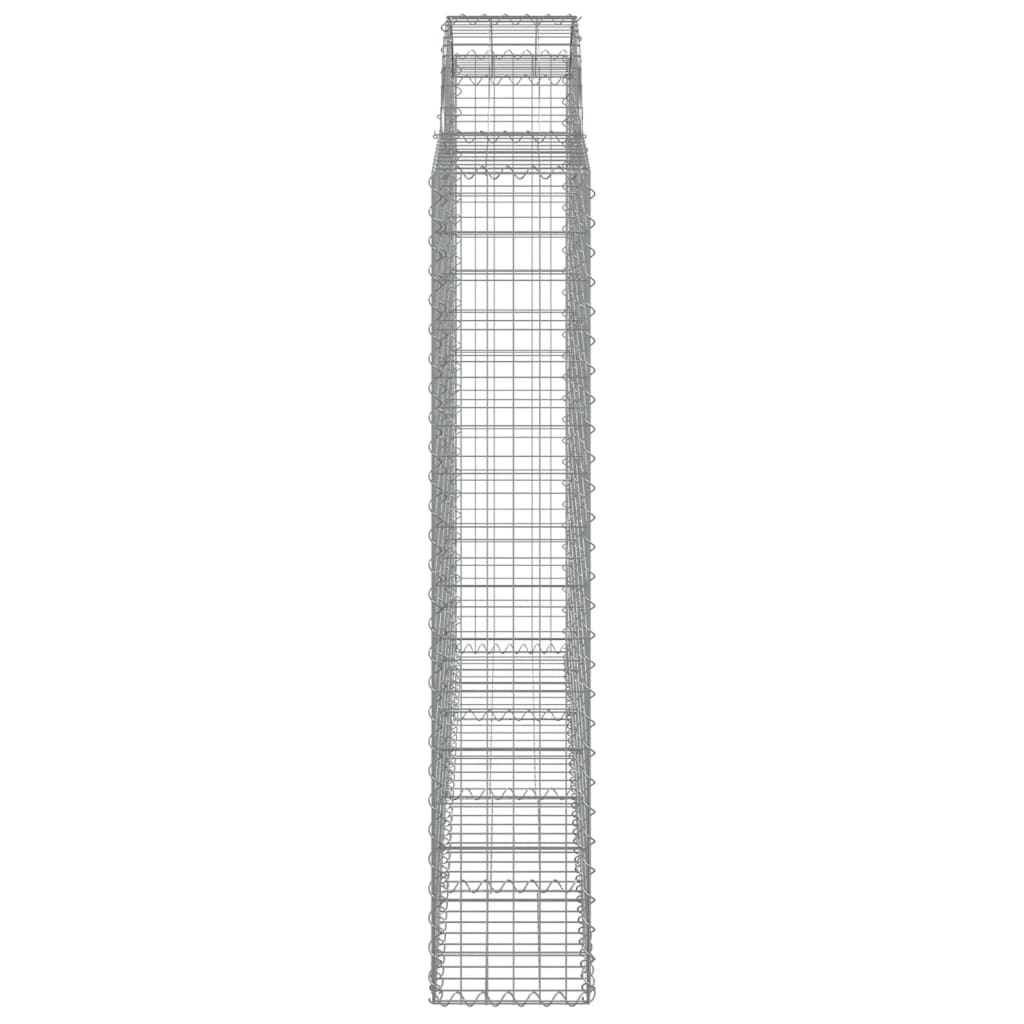 Schanskorven 2 st gewelfd 200x30x160/180 cm ijzer