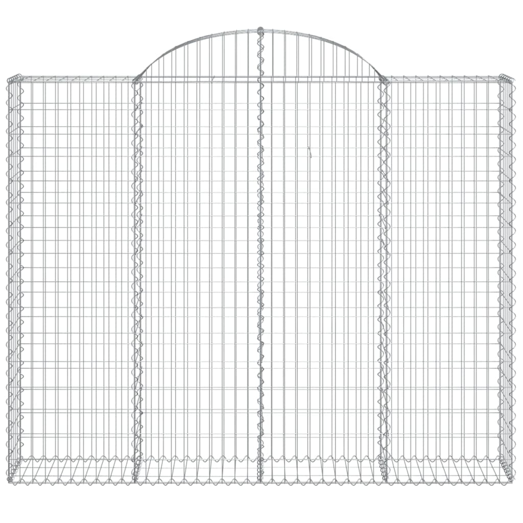 Schanskorven 6 st gewelfd 200x30x160/180 cm ijzer