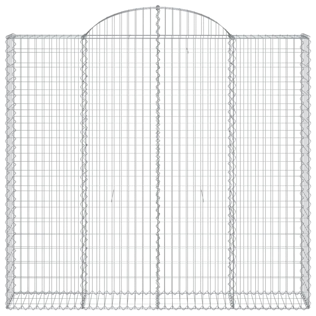 Schanskorven 7 st gewelfd 200x30x180/200 cm ijzer