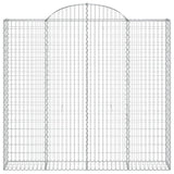 Schanskorven 12 st gewelfd 200x30x180/200 cm ijzer