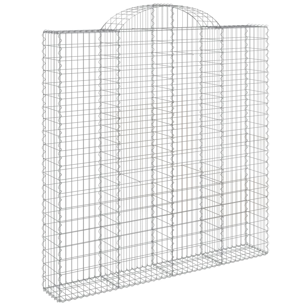 Schanskorven 3 st gewelfd 200x30x200/220 cm ijzer