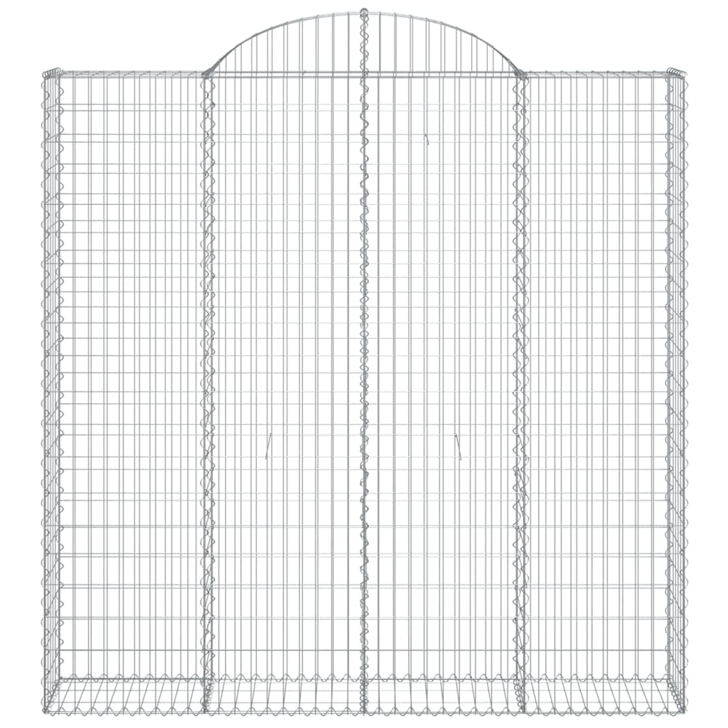 Schanskorven 3 st gewelfd 200x30x200/220 cm ijzer