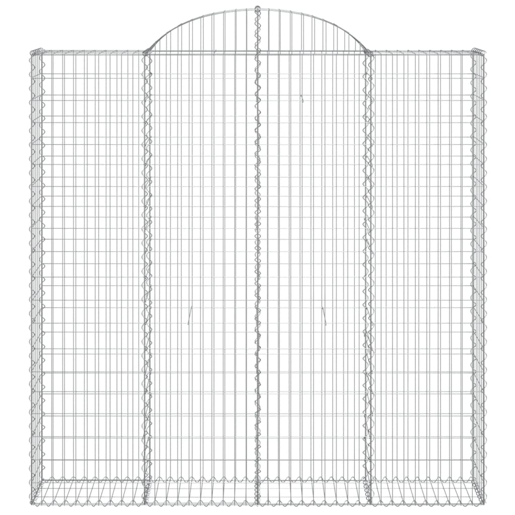 Schanskorven 7 st gewelfd 200x30x200/220 cm ijzer