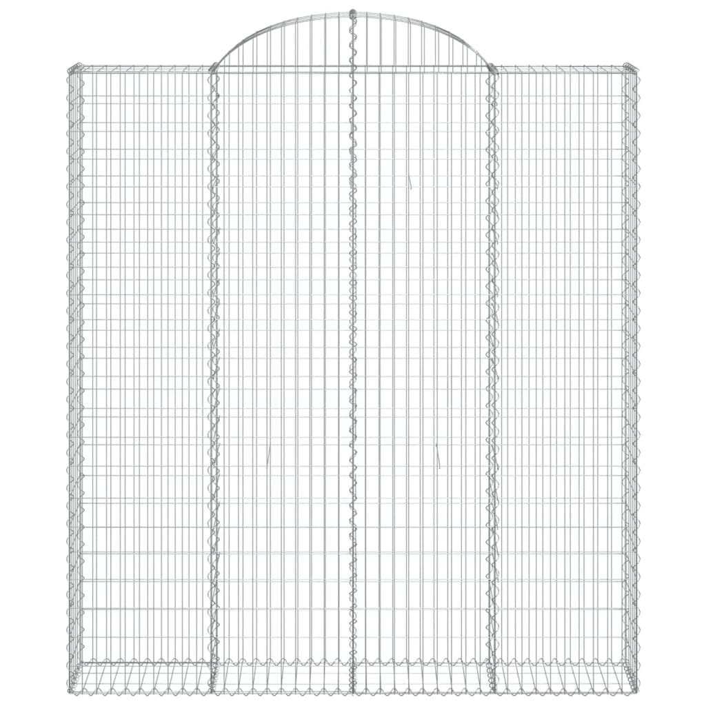 Schanskorven 11 st gewelfd 200x30x220/240 cm ijzer