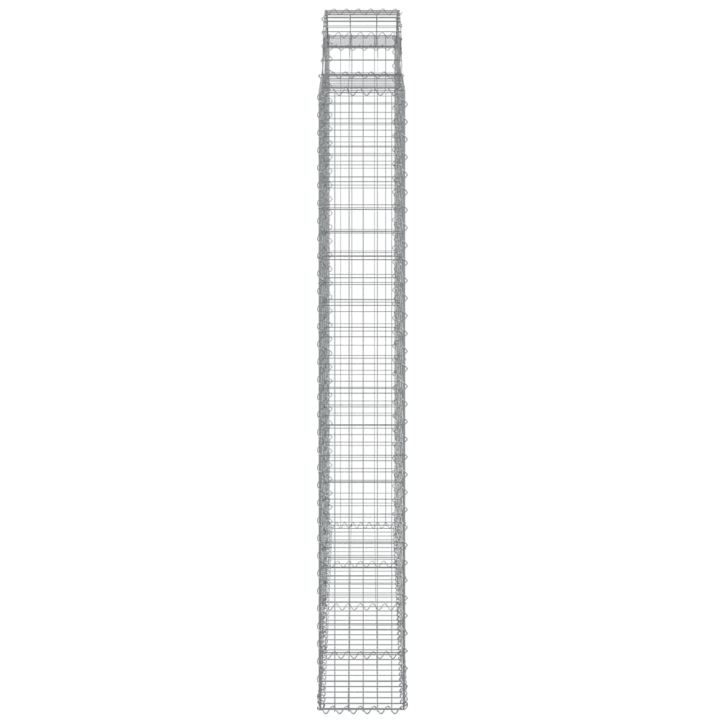 Schanskorven 11 st gewelfd 200x30x220/240 cm ijzer