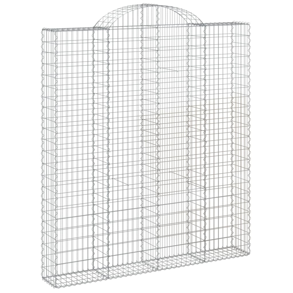 Schanskorven 15 st gewelfd 200x30x220/240 cm ijzer