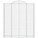 Schanskorven 15 st gewelfd 200x30x220/240 cm ijzer