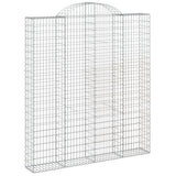 Schanskorven 18 st gewelfd 200x30x220/240 cm ijzer