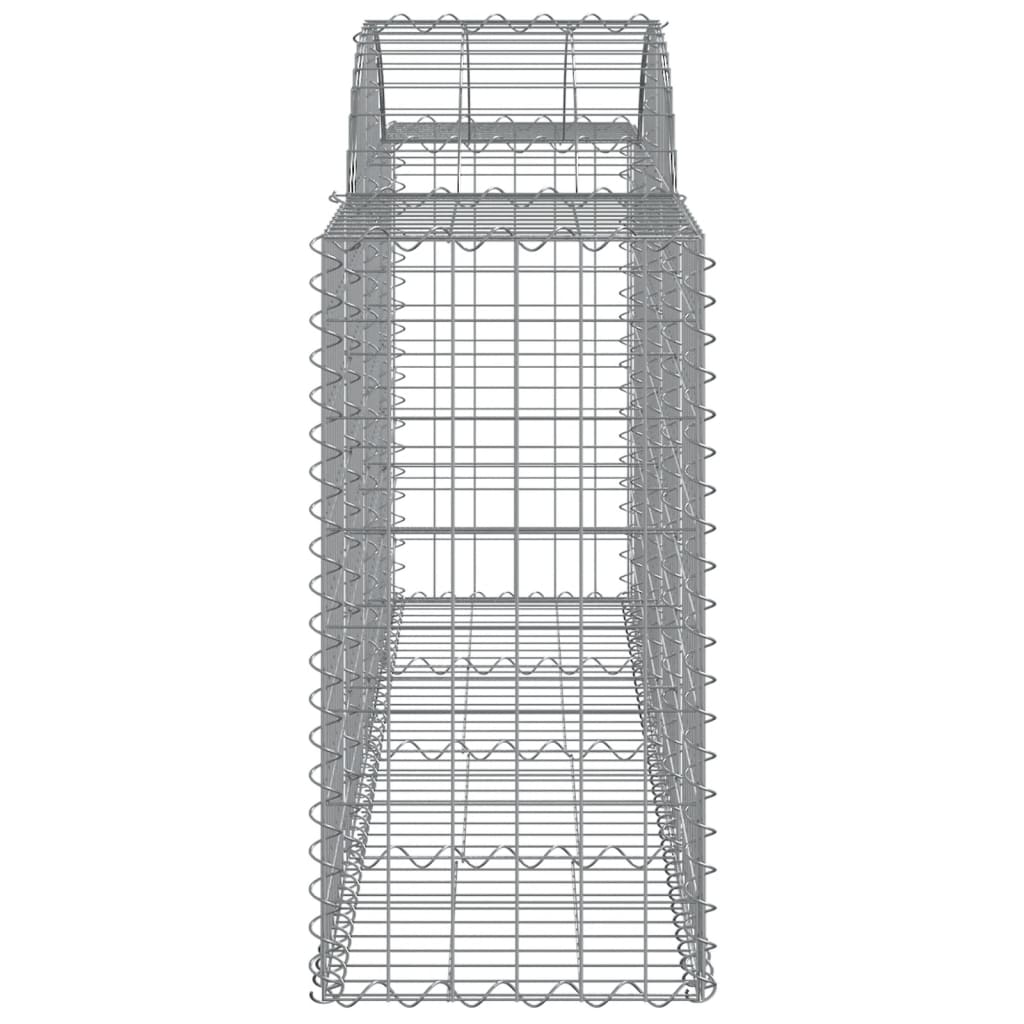 Schanskorven 11 st gewelfd 200x50x80/100 cm ijzer