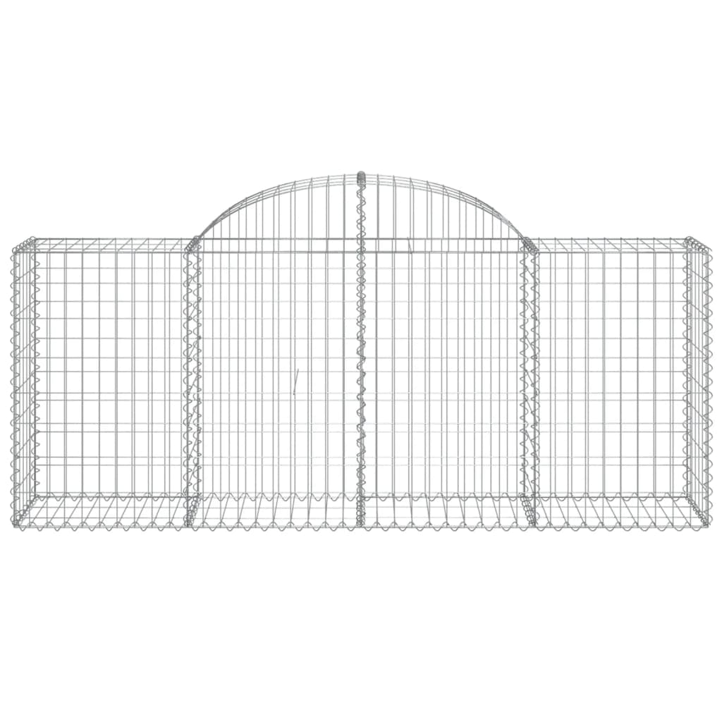 Schanskorven 20 st gewelfd 200x50x80/100 cm ijzer