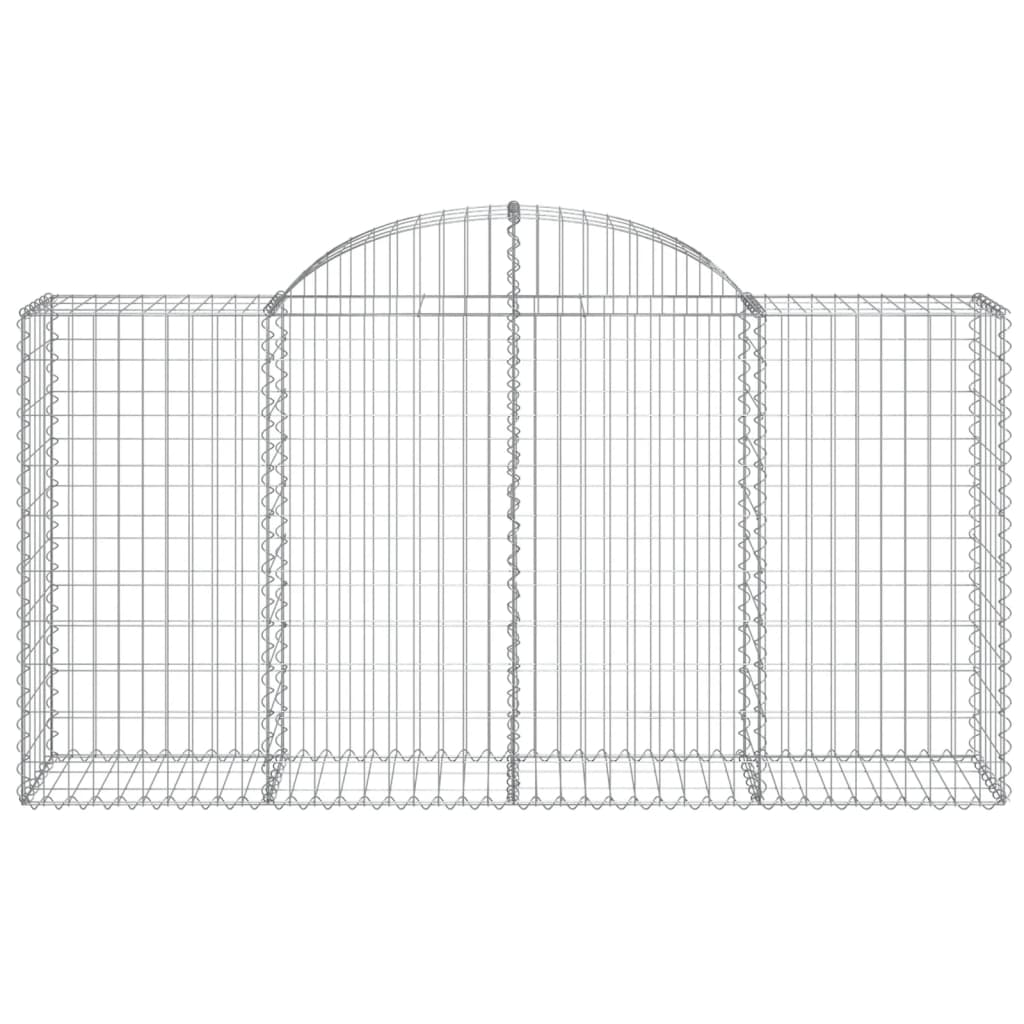 Schanskorven 3 st gewelfd 200x50x100/120 cm ijzer