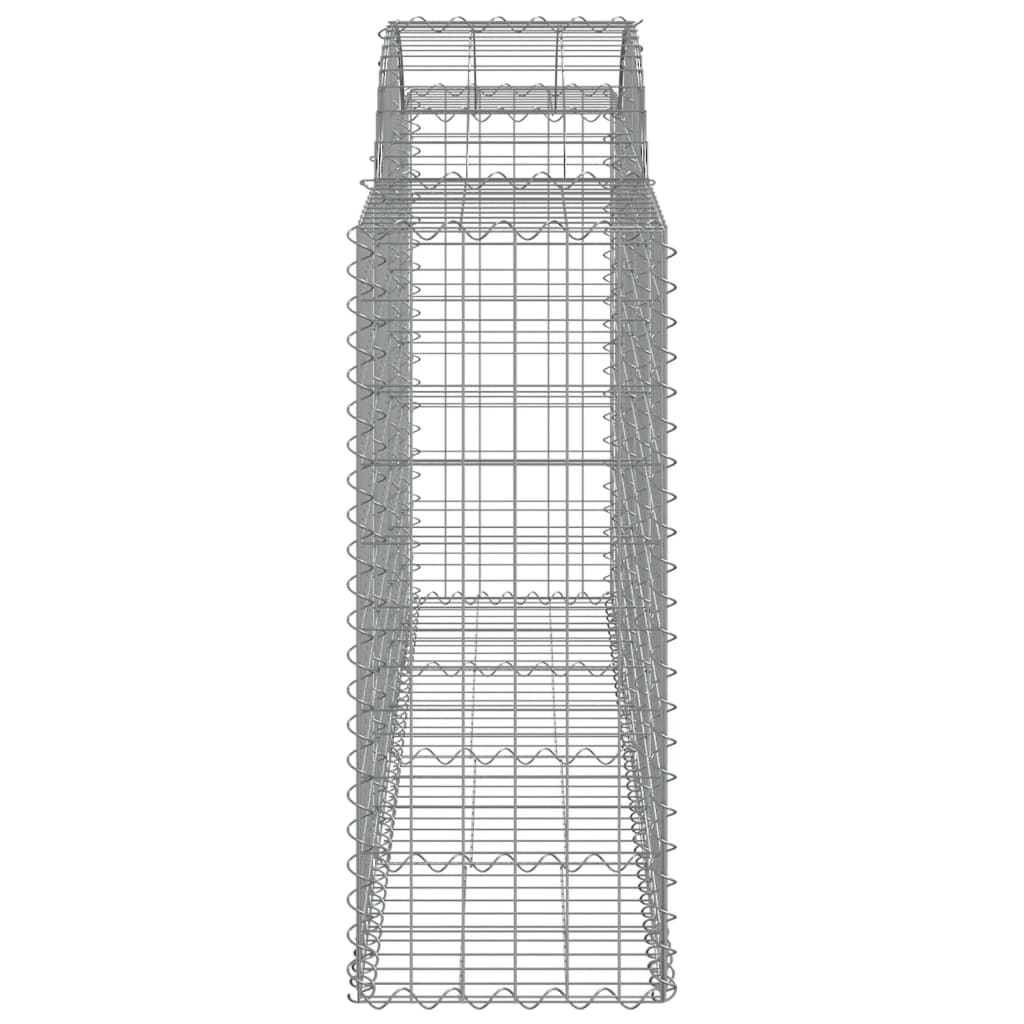 Schanskorven 15 st gewelfd 200x50x100/120 cm ijzer