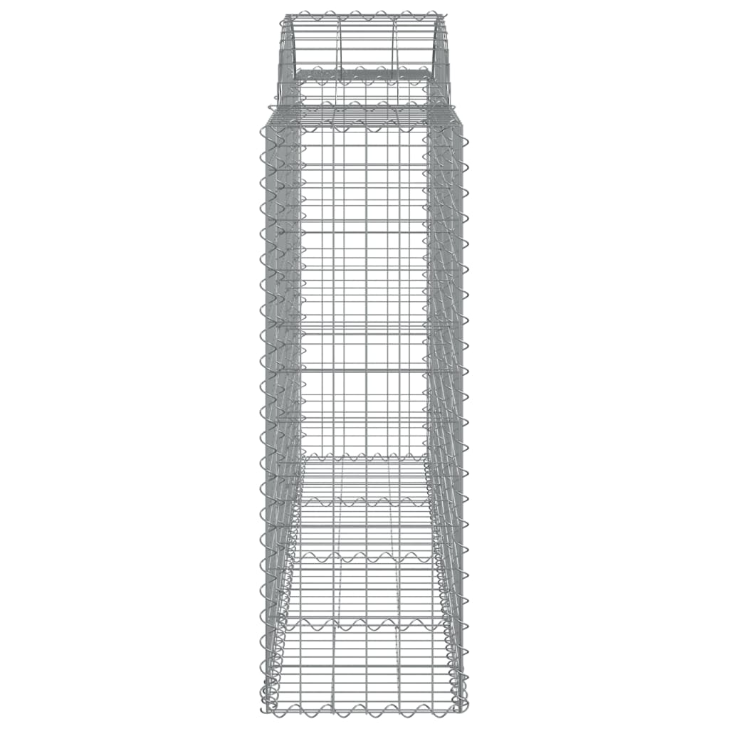 Schanskorven 12 st gewelfd 200x50x120/140 cm ijzer