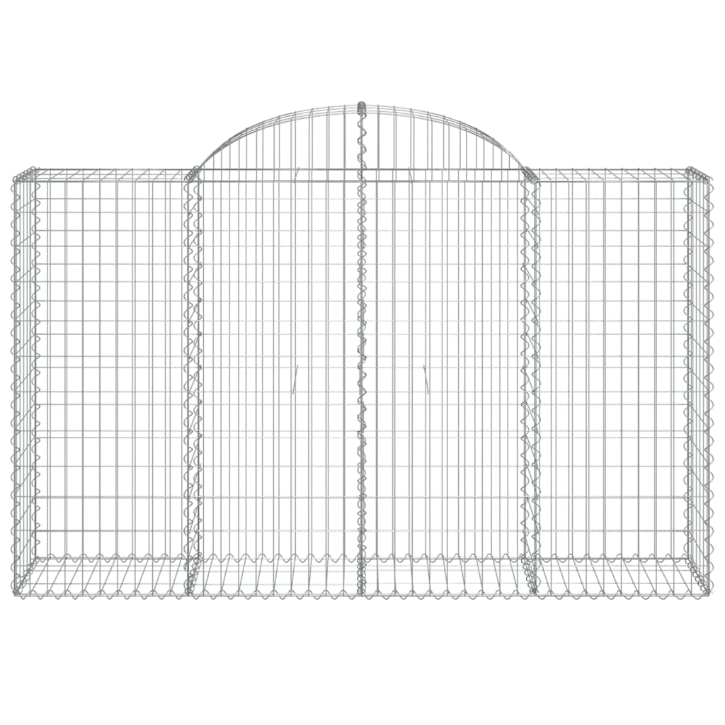 Schanskorven 30 st gewelfd 200x50x120/140 cm ijzer