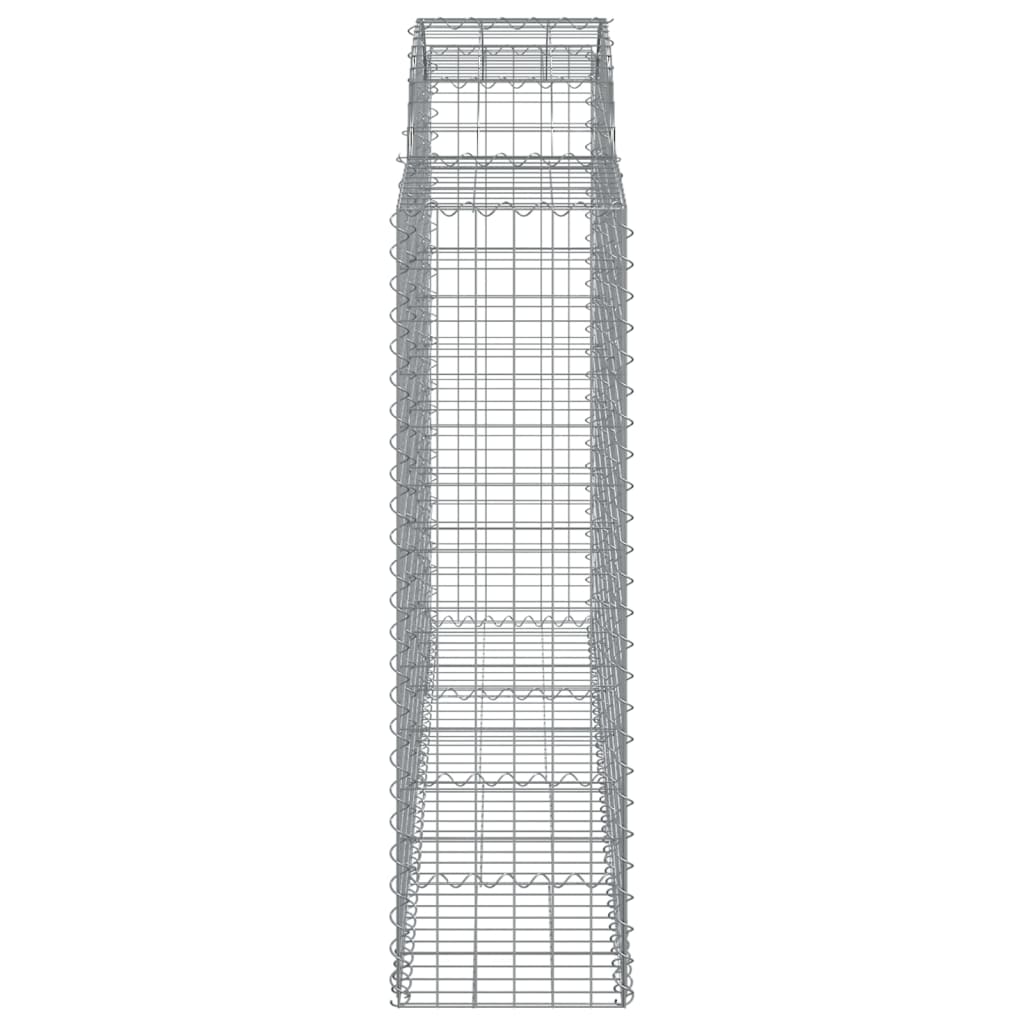 Schanskorven 3 st gewelfd 200x50x140/160 cm ijzer