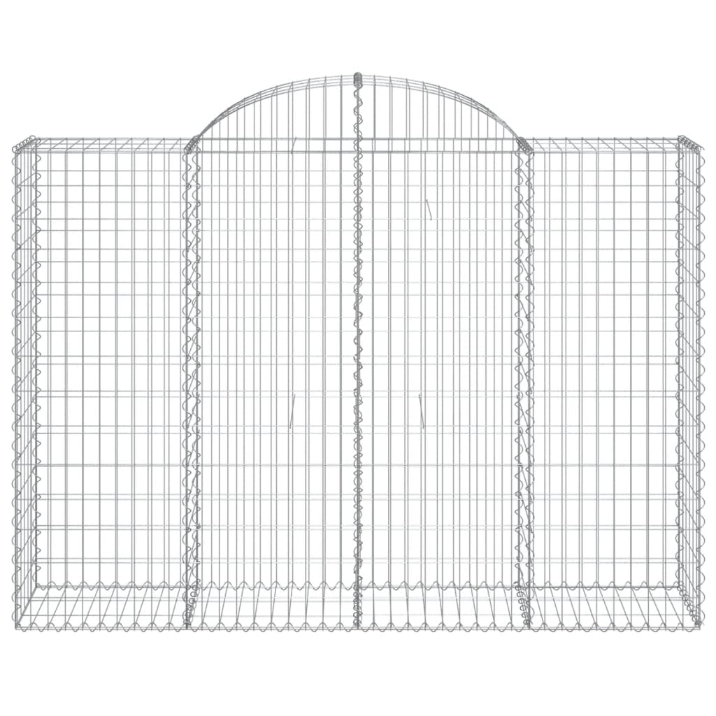 Schanskorven 13 st gewelfd 200x50x140/160 cm ijzer