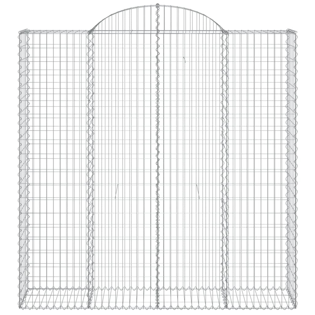 Schanskorven 8 st gewelfd 200x50x200/220 cm ijzer