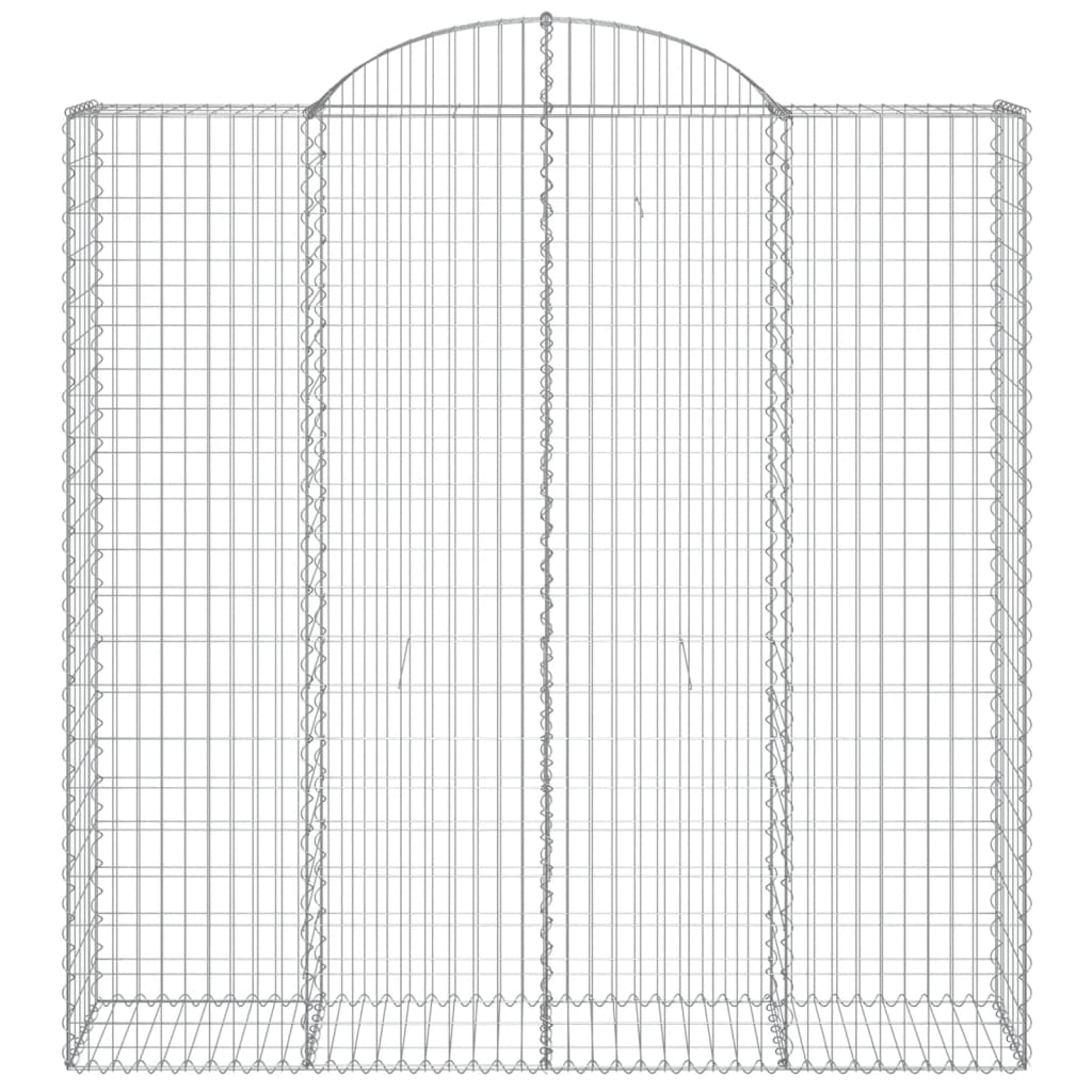 Schanskorven 10 st gewelfd 200x50x200/220 cm ijzer