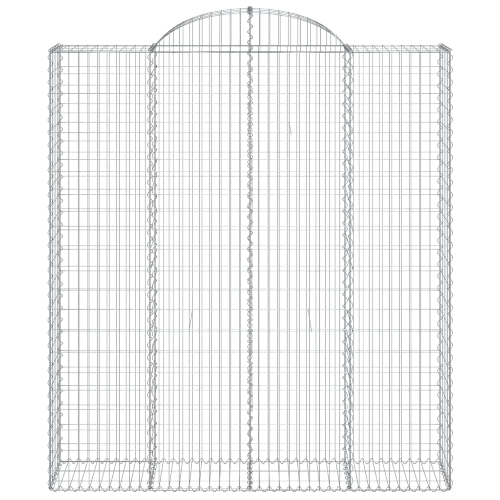 Schanskorven 18 st gewelfd 200x50x220/240 cm ijzer