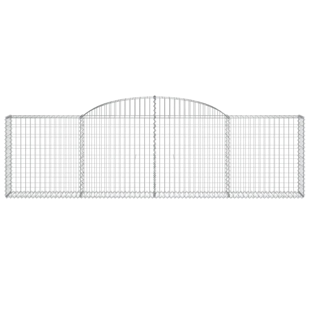 Schanskorven 17 st gewelfd 300x30x80/100 cm ijzer