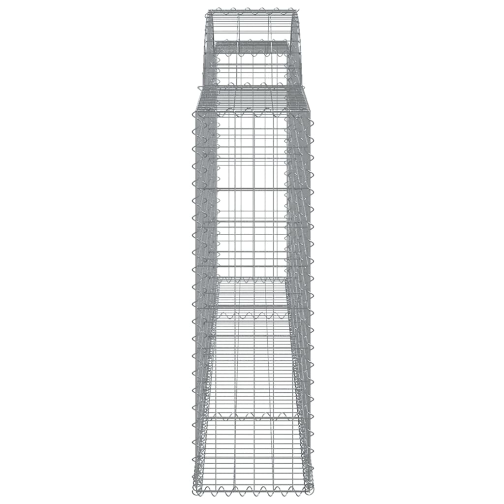 Schanskorven 9 st gewelfd 300x30x100/120 cm ijzer