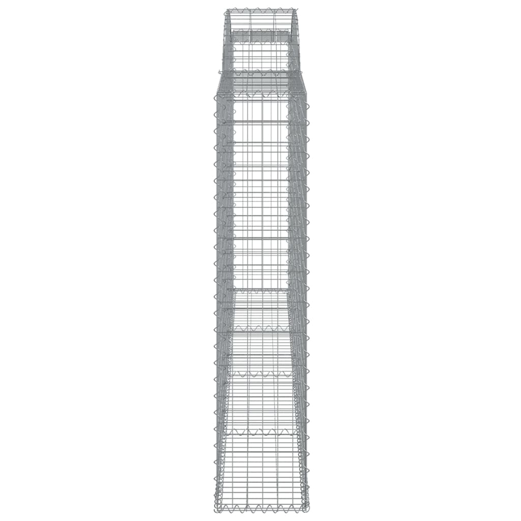 Schanskorven 6 st gewelfd 300x30x140/160 cm ijzer