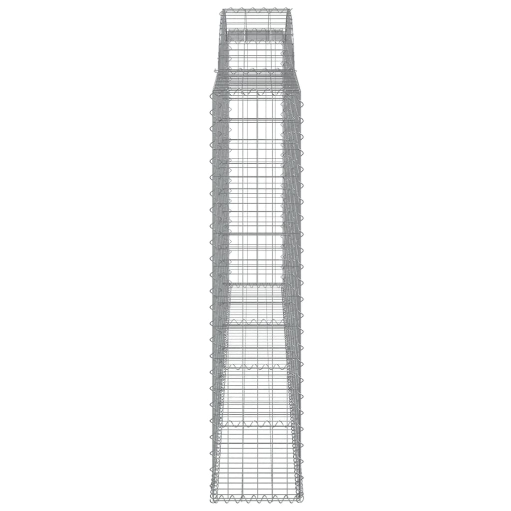 Schanskorven 7 st gewelfd 300x30x140/160 cm ijzer