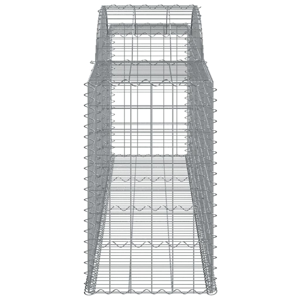 Schanskorven 10 st gewelfd 300x50x80/100 cm ijzer