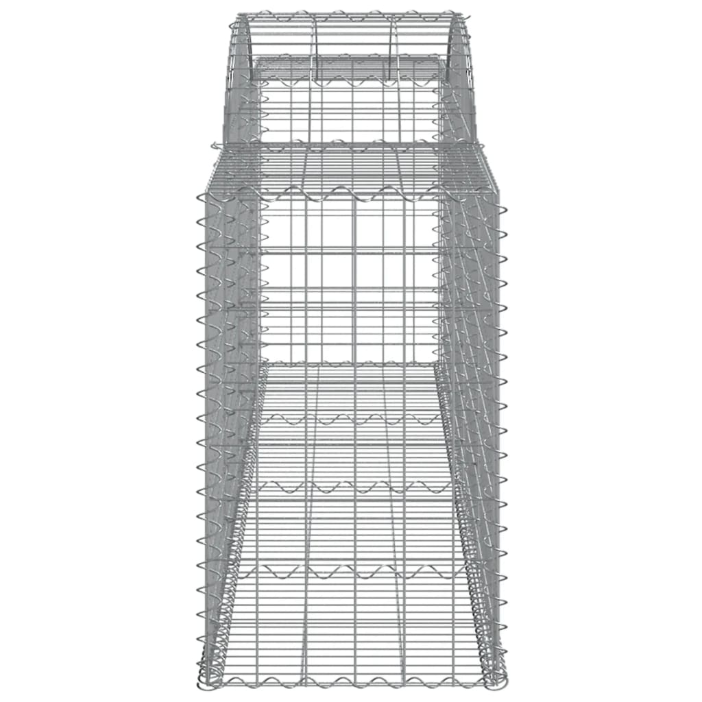 Schanskorven 11 st gewelfd 300x50x80/100 cm ijzer