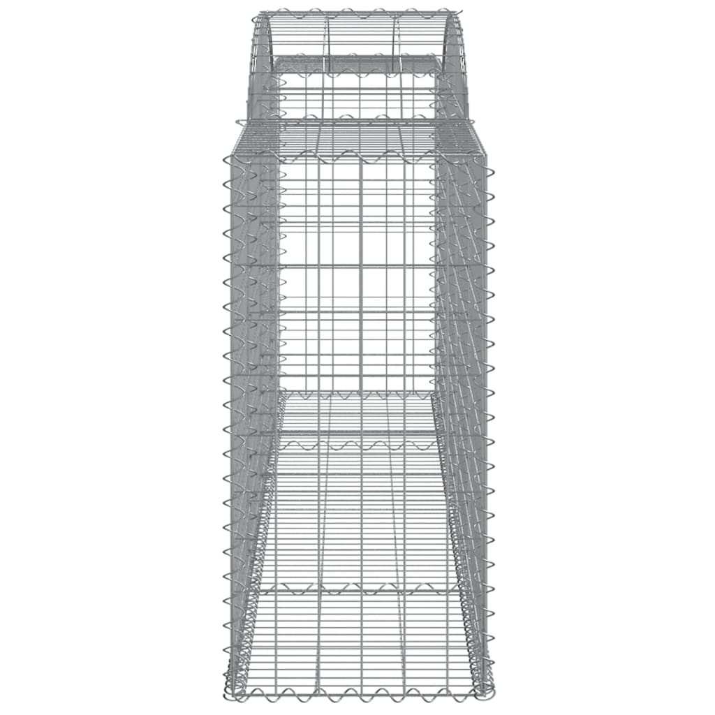 Schanskorven 6 st gewelfd 300x50x100/120 cm ijzer