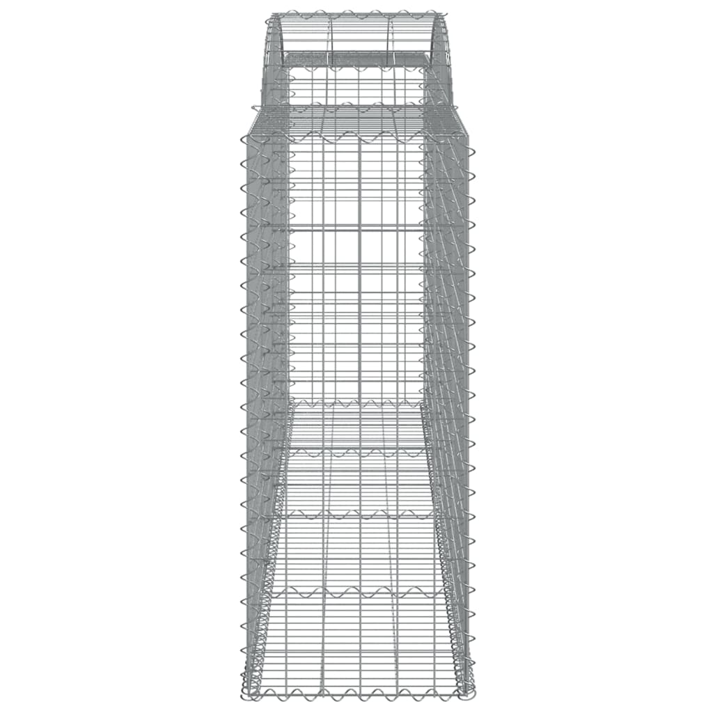 Schanskorven 8 st gewelfd 300x50x120/140 cm ijzer