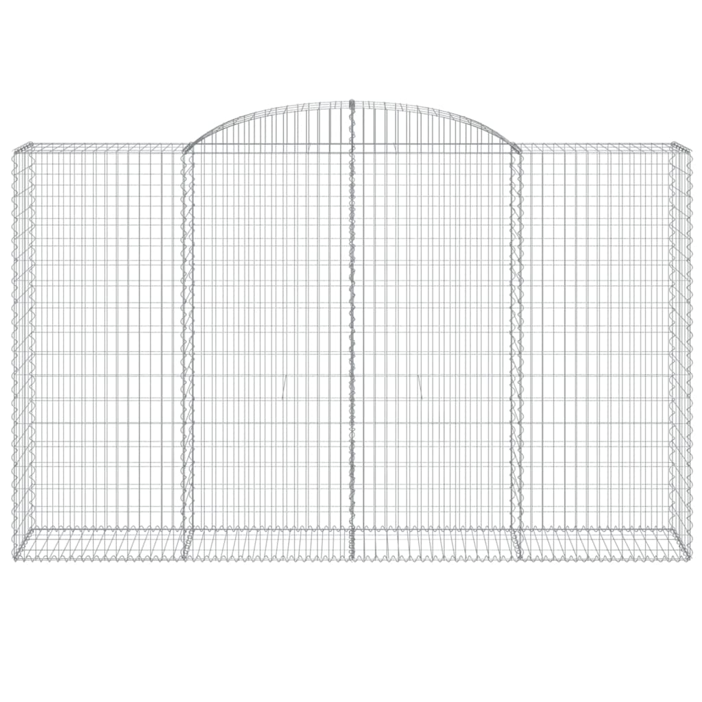 Schanskorven 5 st gewelfd 300x50x180/200 cm ijzer