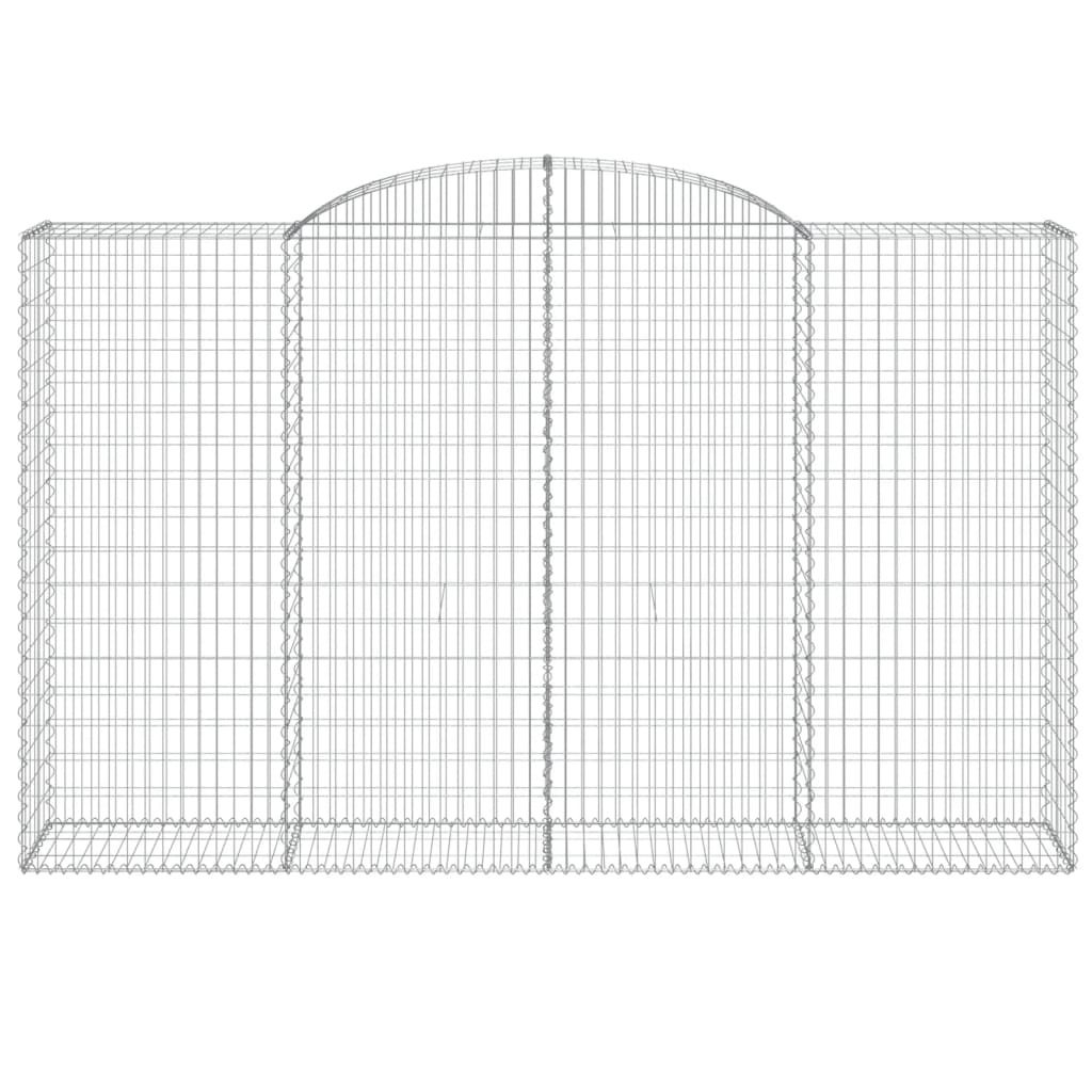 Schanskorven 10 st gewelfd 300x50x180/200 cm ijzer