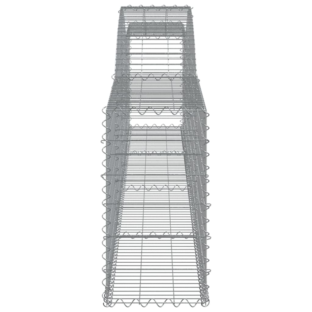 Schanskorven 15 st gewelfd 400x30x60/80 cm ijzer