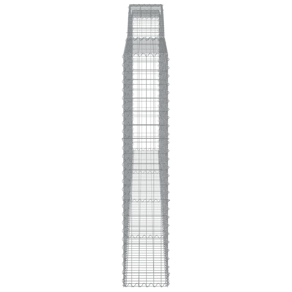 Schanskorven 7 st gewelfd 400x30x160/180 cm ijzer