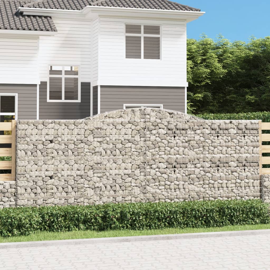 Schanskorven 20 st gewelfd 400x30x160/180 cm ijzer
