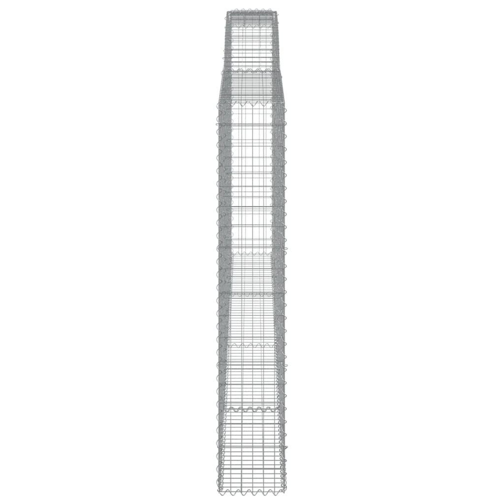 Schanskorven 4 st gewelfd 400x30x180/200 cm ijzer