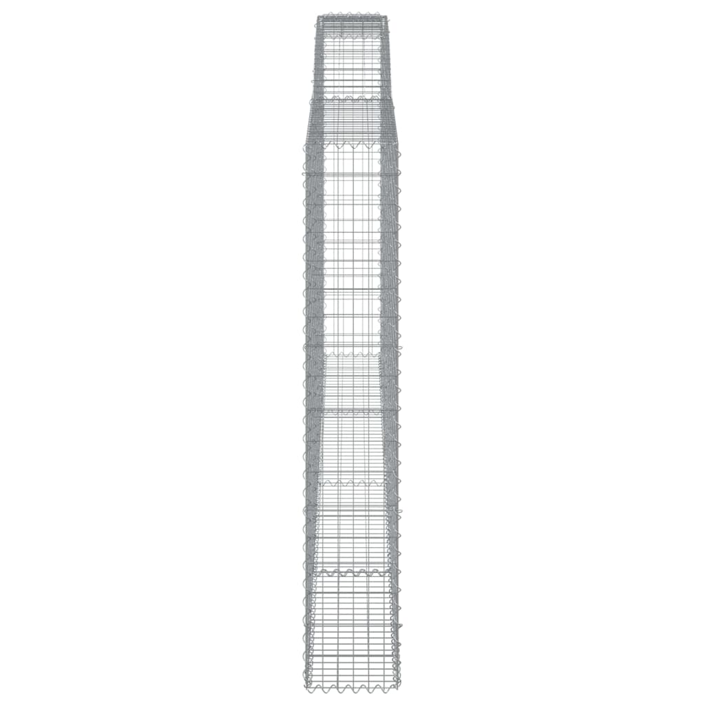 Schanskorven 6 st gewelfd 400x30x180/200 cm ijzer