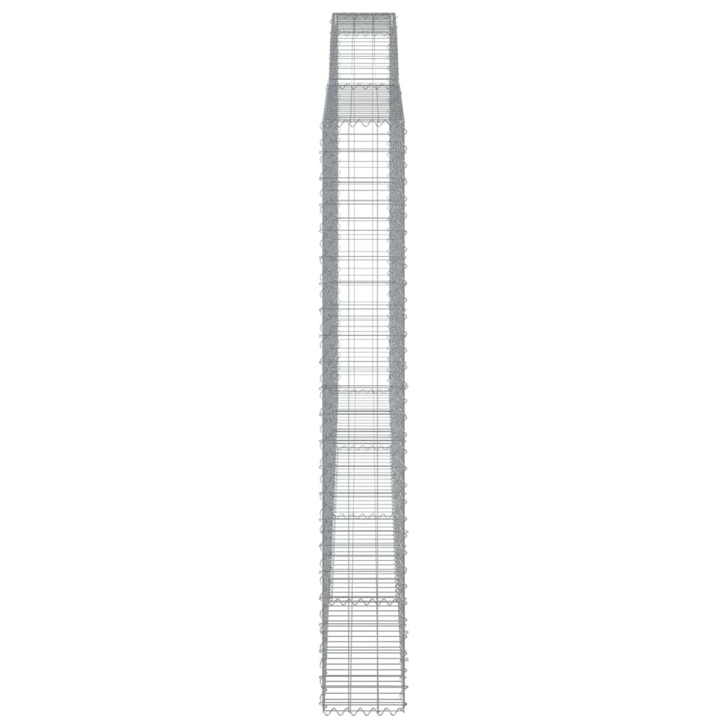 Schanskorven 3 st gewelfd 400x30x220/240 cm ijzer