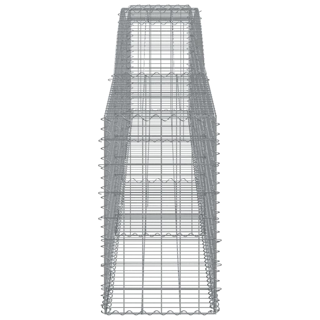 Schanskorven 15 st gewelfd 400x50x80/100 cm ijzer