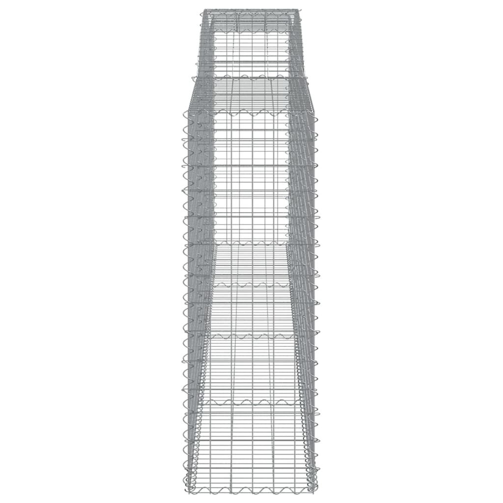 Schanskorven 3 st gewelfd 400x50x140/160 cm ijzer