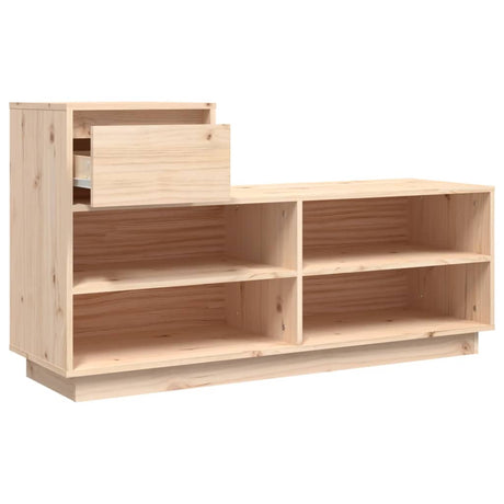 Schoenenkast 110x34x61 cm massief grenenhout - AllerleiShop